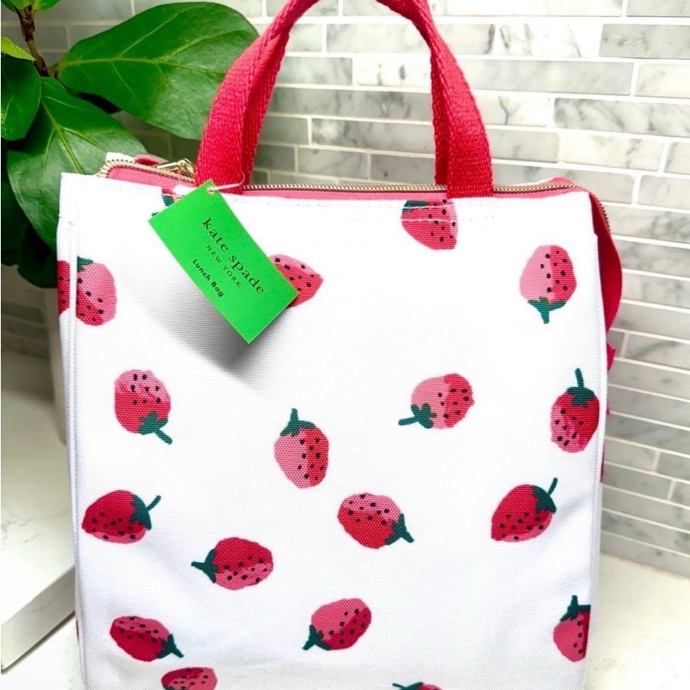 Kate Spade Strawberry Insulated Lunch Tote